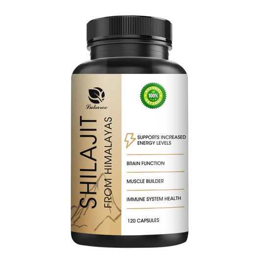 LUKAREE Shilajit 400mg - Shilajit Supplement 3rd Party Tested- Potent Antioxidant, Brain Health, Aging Immune Support