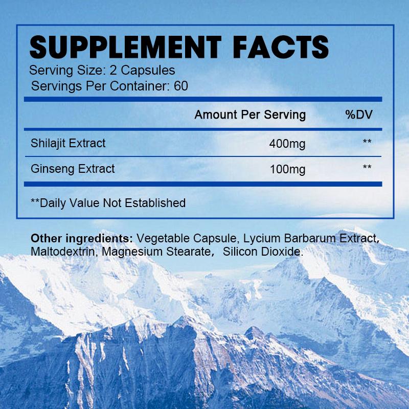 LUKAREE Shilajit 400mg - Shilajit Supplement 3rd Party Tested- Potent Antioxidant, Brain Health, Aging Immune Support