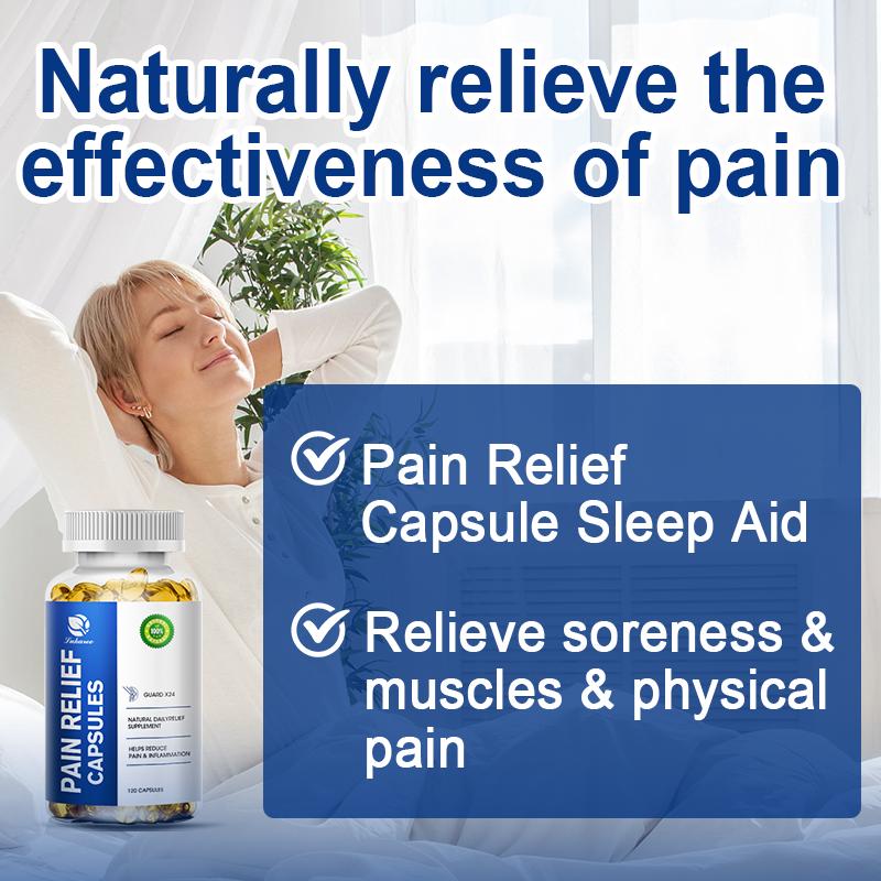 Pain Relief Capsules Comfort for Sreducebody Aches & Pains & Inflammation Antioxidants Sleep Aid