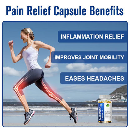Pain Relief Capsules Comfort for Sreducebody Aches & Pains & Inflammation Antioxidants Sleep Aid