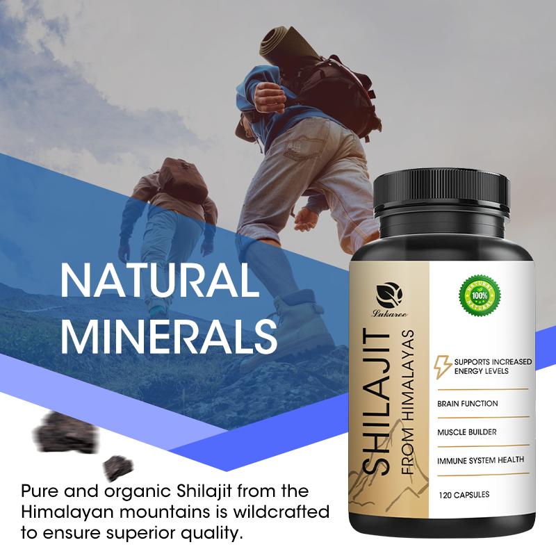 LUKAREE Shilajit 400mg - Shilajit Supplement 3rd Party Tested- Potent Antioxidant, Brain Health, Aging Immune Support